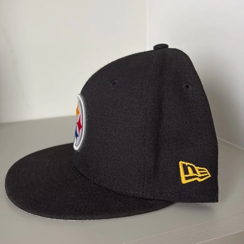New Era 59 FIFTY Pittsburg Steelers Hat  Size  7 1/8
